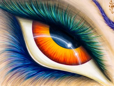 Natalie VonRaven (Canada,20/21C) acrylic painting