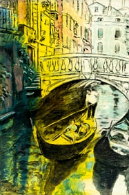 Evelyn Metzger (NY,Brazil,1911-2007) oil painting