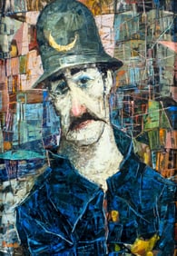 George Russin (FL,1910-2010) oil painting