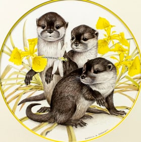 Patrick Oxenham (UK,1922-1996) watercolor painting