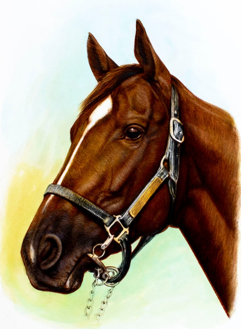 Paul Calle (CT,NY,1928-2010) mixed media painting (1 of 13)