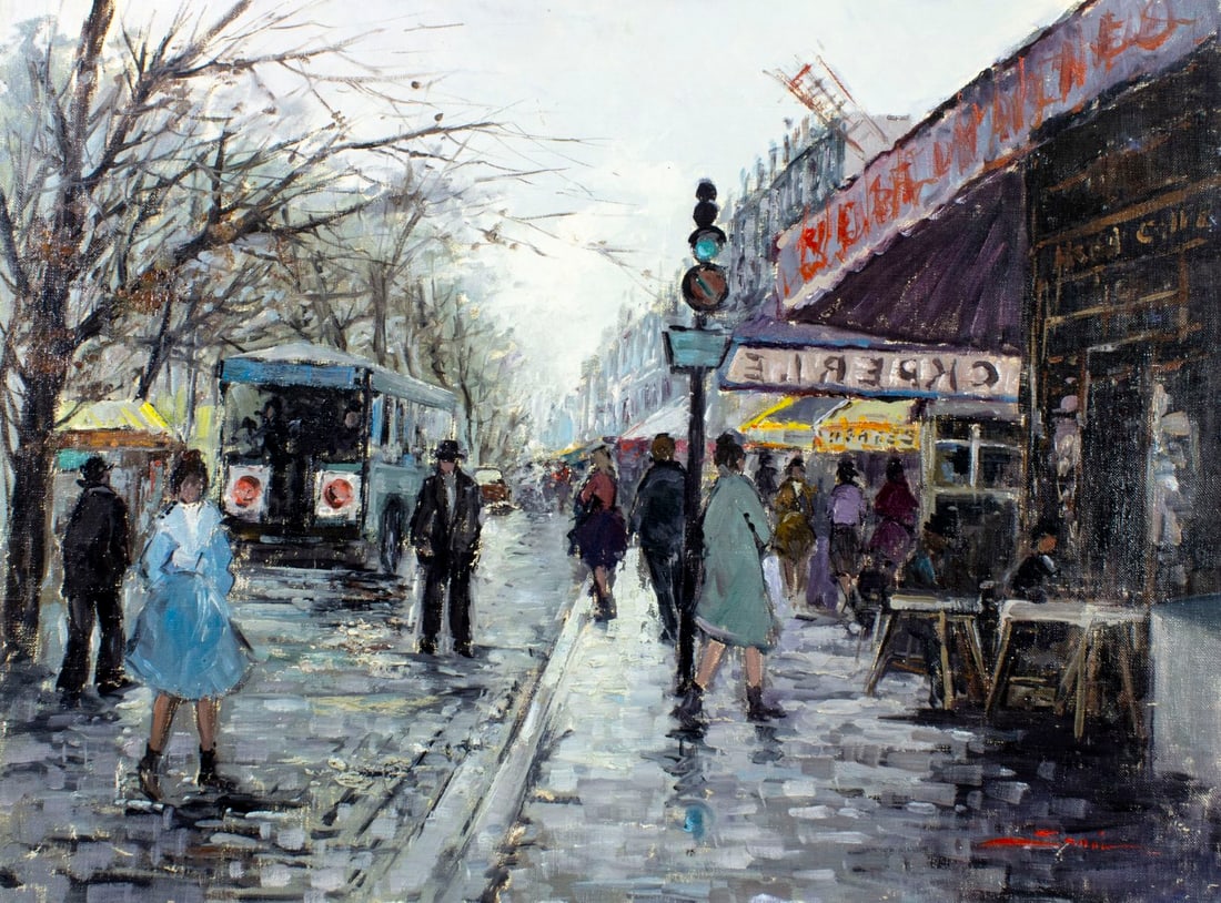 Domingo Maria Sanni (Europe,20C) oil painting (1 of 13)