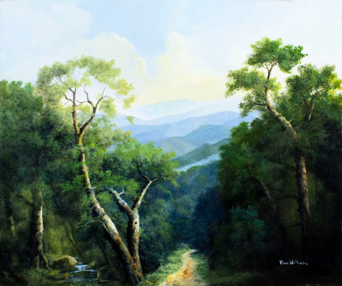 Ron Williams (TN,1947-2016) oil painting (1 of 12)