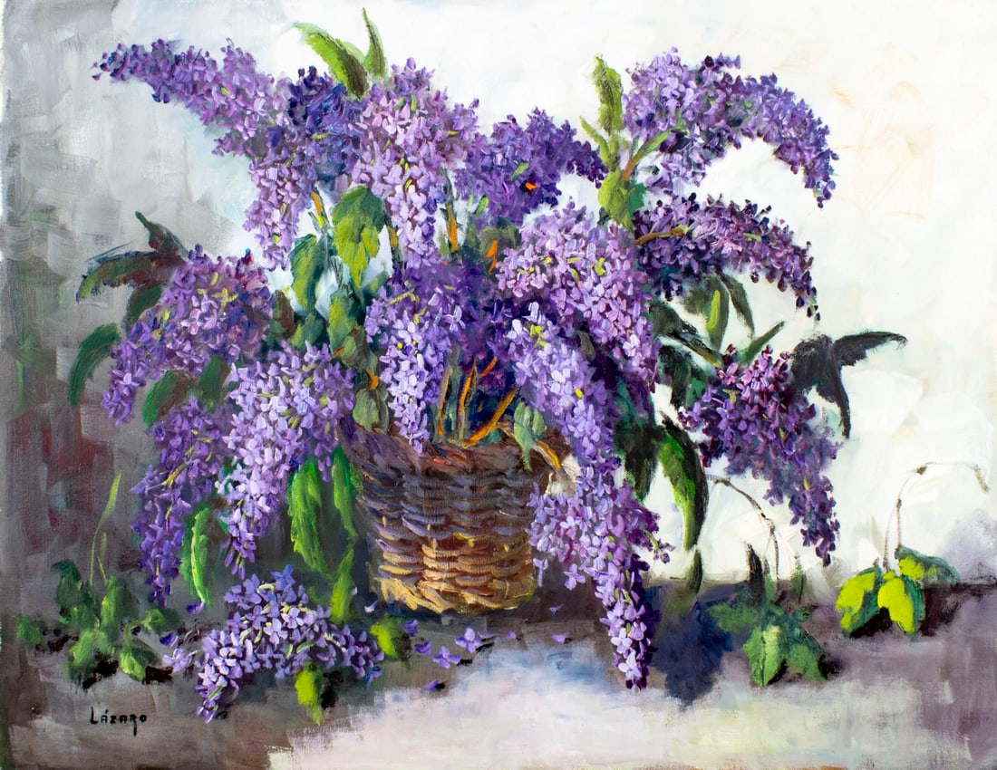 V Lazaro (Europe,20C) oil painting (1 of 13)