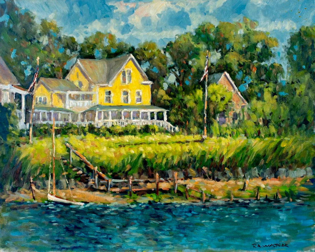 Robert Waltsak (NJ,b 1944) oil painting (1 of 15)