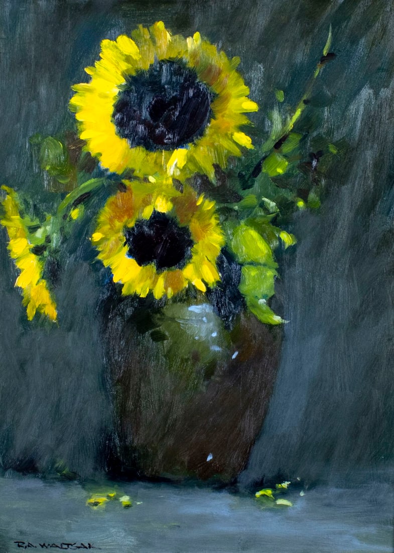 Robert Waltsak (NJ,b 1944) oil painting (1 of 12)