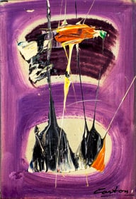 Norman Carton (PA,NY,France,1908-1980) oil painting