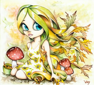 Vitxy (US,20/21C) acrylic painting