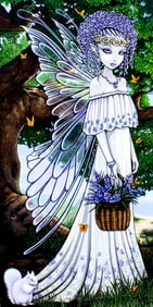 Myka Jelina (NC,b 1973) acrylic painting