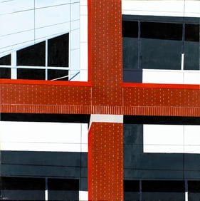 Martin Graifer (NJ,20/21C) acrylic painting