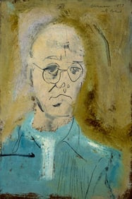 Sterling Strauser (PA,1907-1995) oil painting