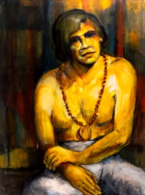 Thelma Thal (NY,1903-2001) oil painting