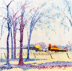 Robert DeVee (CA,1940-2017) oil painting