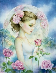 Scot Howden (UK,Australia,20/21C) watercolor painting