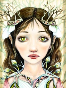 Tanya Bond (Irish,20/21C) acrylic painting