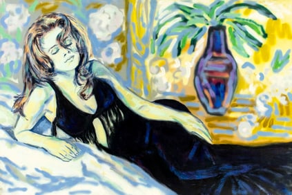 Evelyn Metzger (NY,Brazil,1911-2007) oil painting