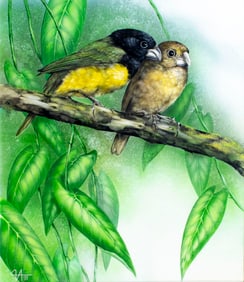 Alexei Isakov (Russia,20C) gouache painting