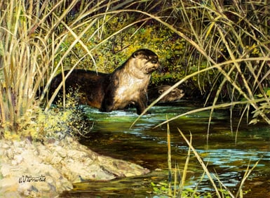 Shannon Stirnweis (AZ,NY,NH,OR,1931-2019) oil painting