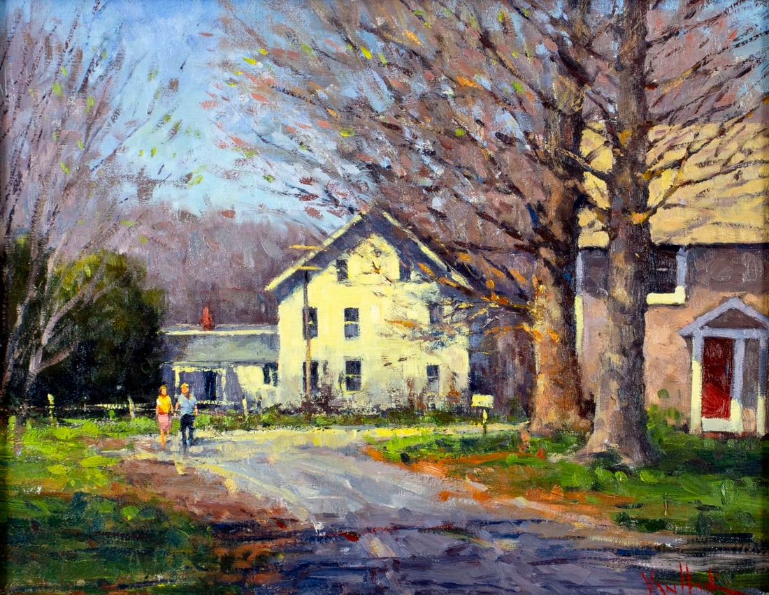 George Van Hook (NY,b 1954) oil painting (1 of 12)