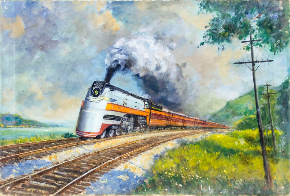 Walter Krawiec Sr (IL,Poland,1889-1982) oil painting (1 of 12)