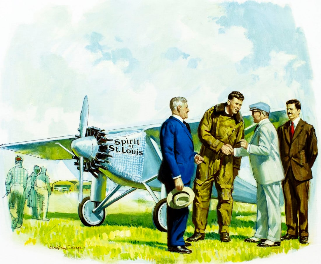 William George (CA,1930-?) oil painting (1 of 14)