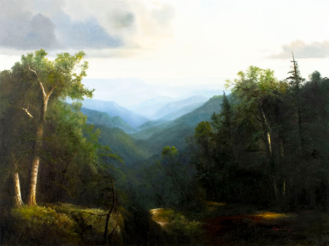 Ron Williams (TN,1947-2016) oil painting (1 of 12)