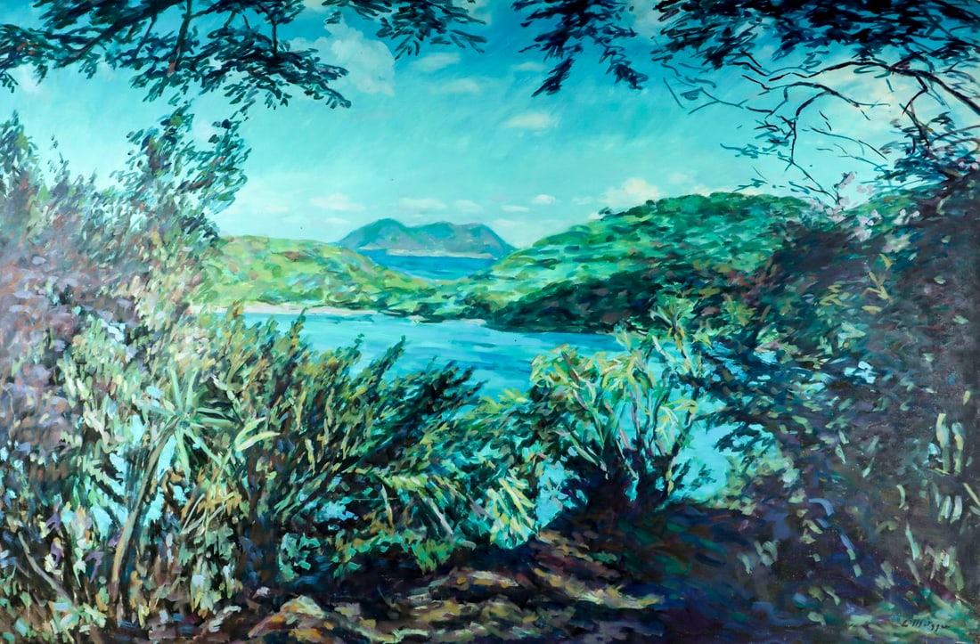 Evelyn Metzger (NY,Brazil,1911-2007) oil painting (1 of 13)