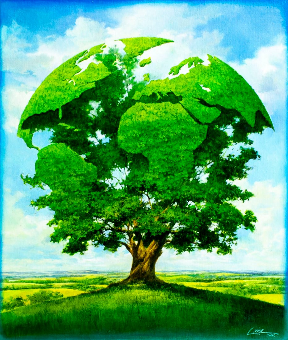 Dennis Lyall (TX,CT,b 1946) oil painting (1 of 13)