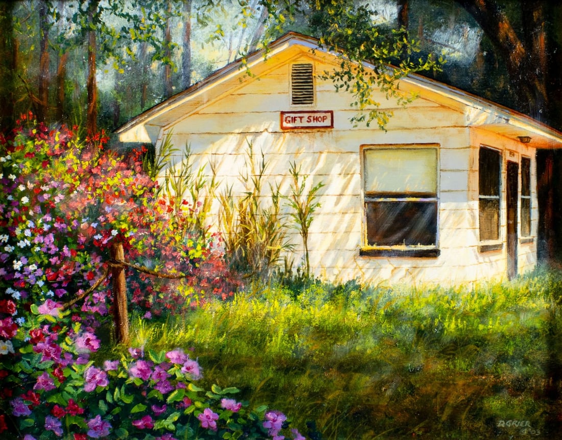 Douglas Grier (SC,b 1947) oil painting (1 of 13)