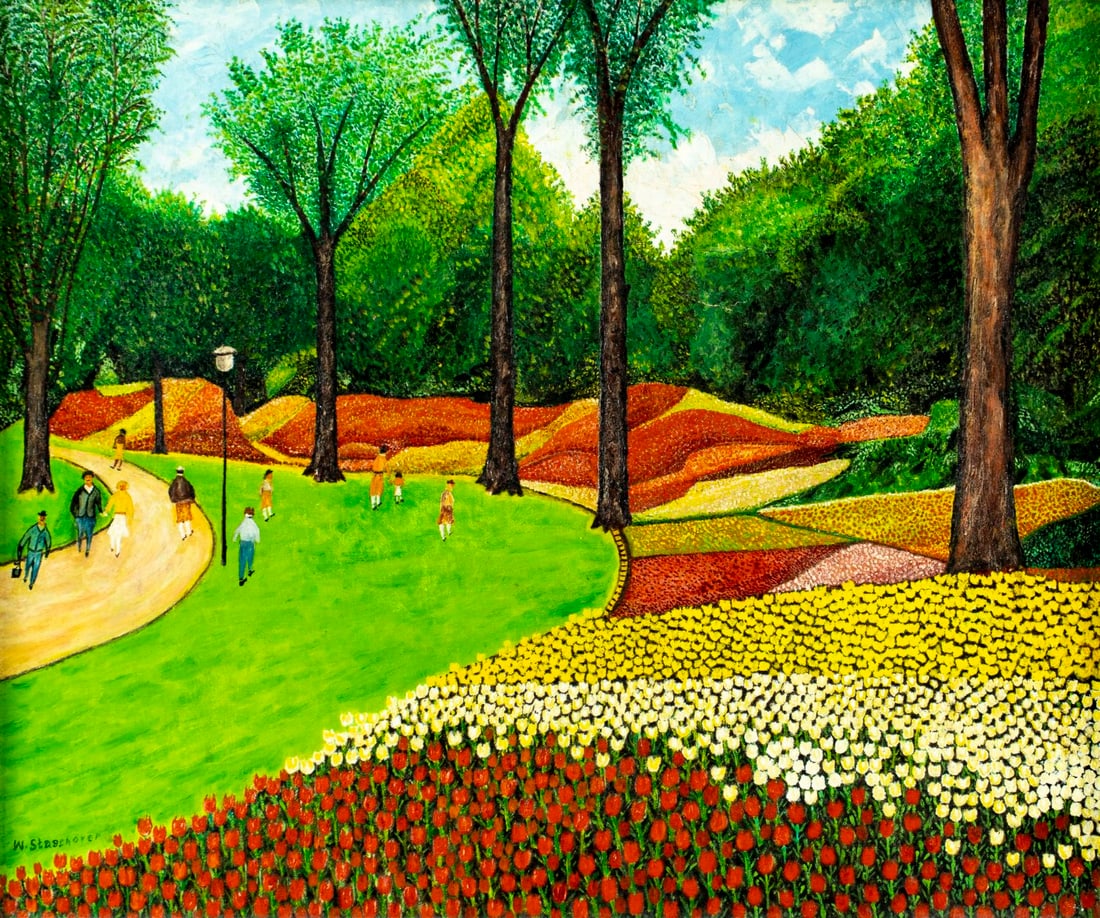 W Staschover (NY,mid 20C) oil painting (1 of 14)