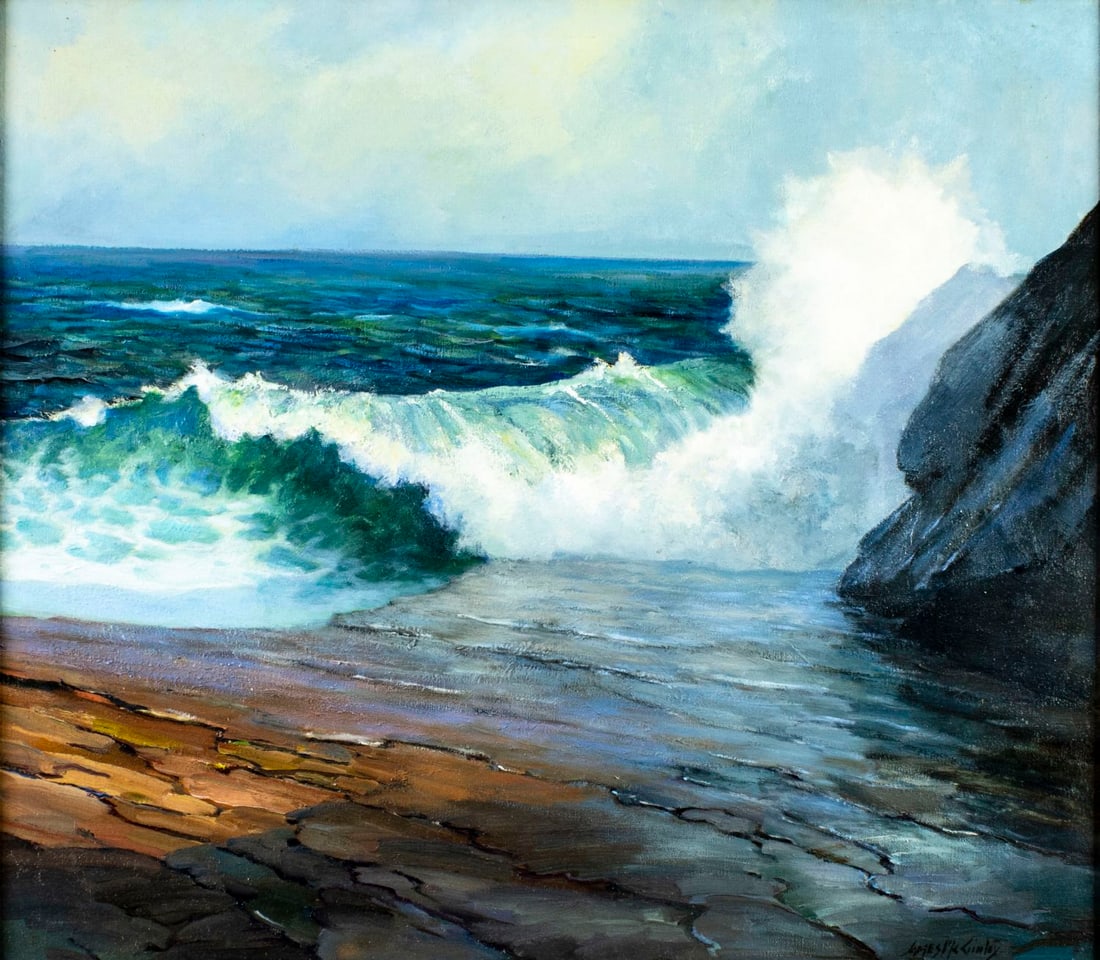 James McGinley (NJ,NY,MD,1937-2021) oil painting (1 of 13)