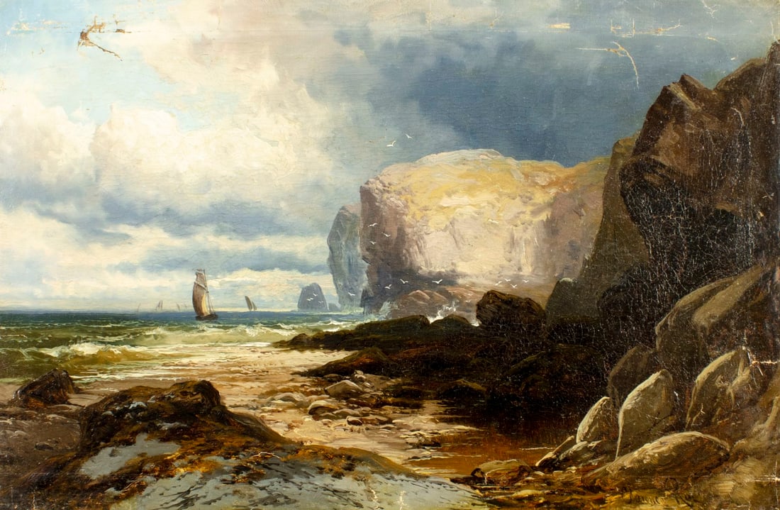 Clarence Henry Roe (UK,1850-1909) oil painting antique (1 of 13)