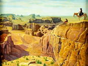 Dean Wilmot (US,mid 20C) oil painting
