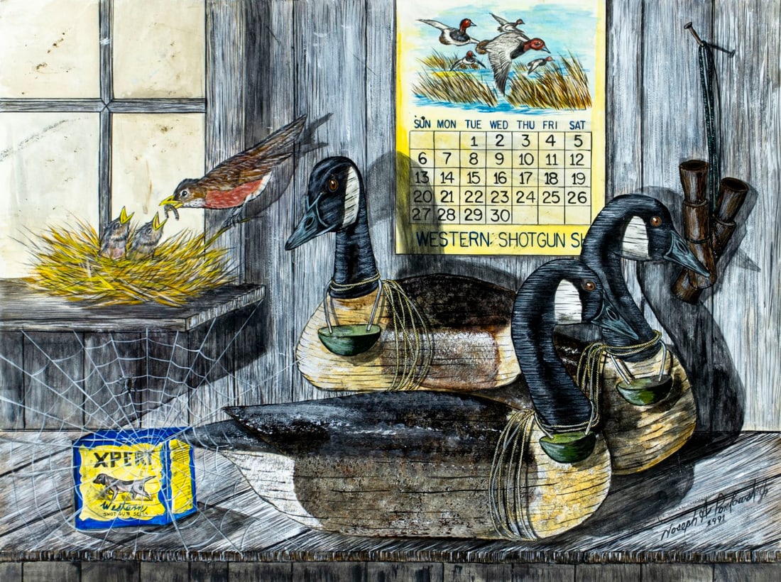 Joseph A Ponkowski Jr (US,20C) oil painting (1 of 12)