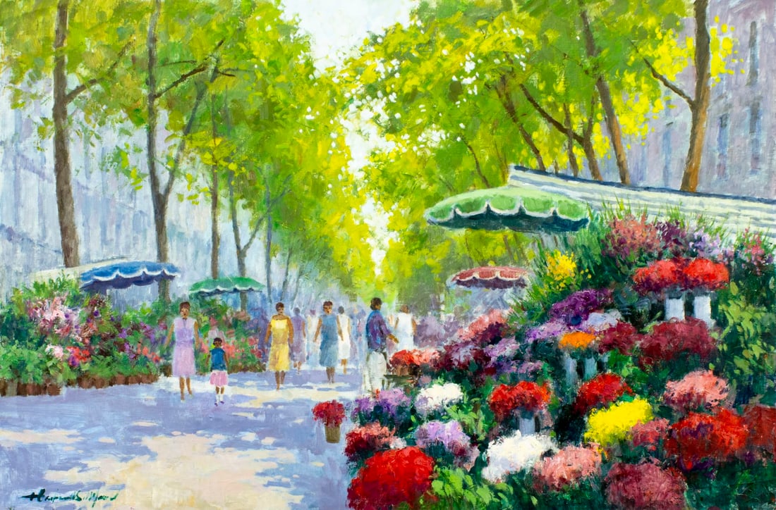 Francisco Carbonell (Spain,1915-?) oil painting (1 of 13)