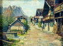 Walter Thamm (German,1885-1938) oil painting antique