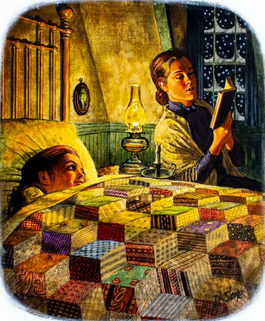 David Stone (OR,1922-2001) acrylic painting (1 of 13)