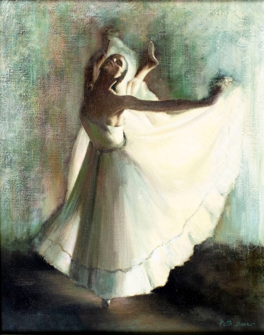 Peter Darro (IL,1917-1997) oil painting (1 of 12)