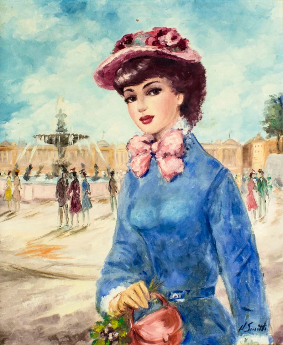 H Smith (US,20C) oil painting (1 of 12)