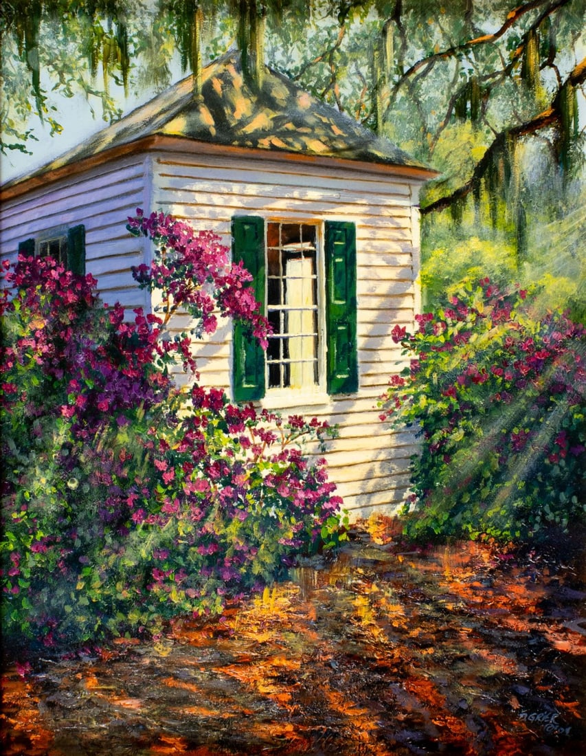 Douglas Grier (SC,b 1947) oil painting (1 of 13)