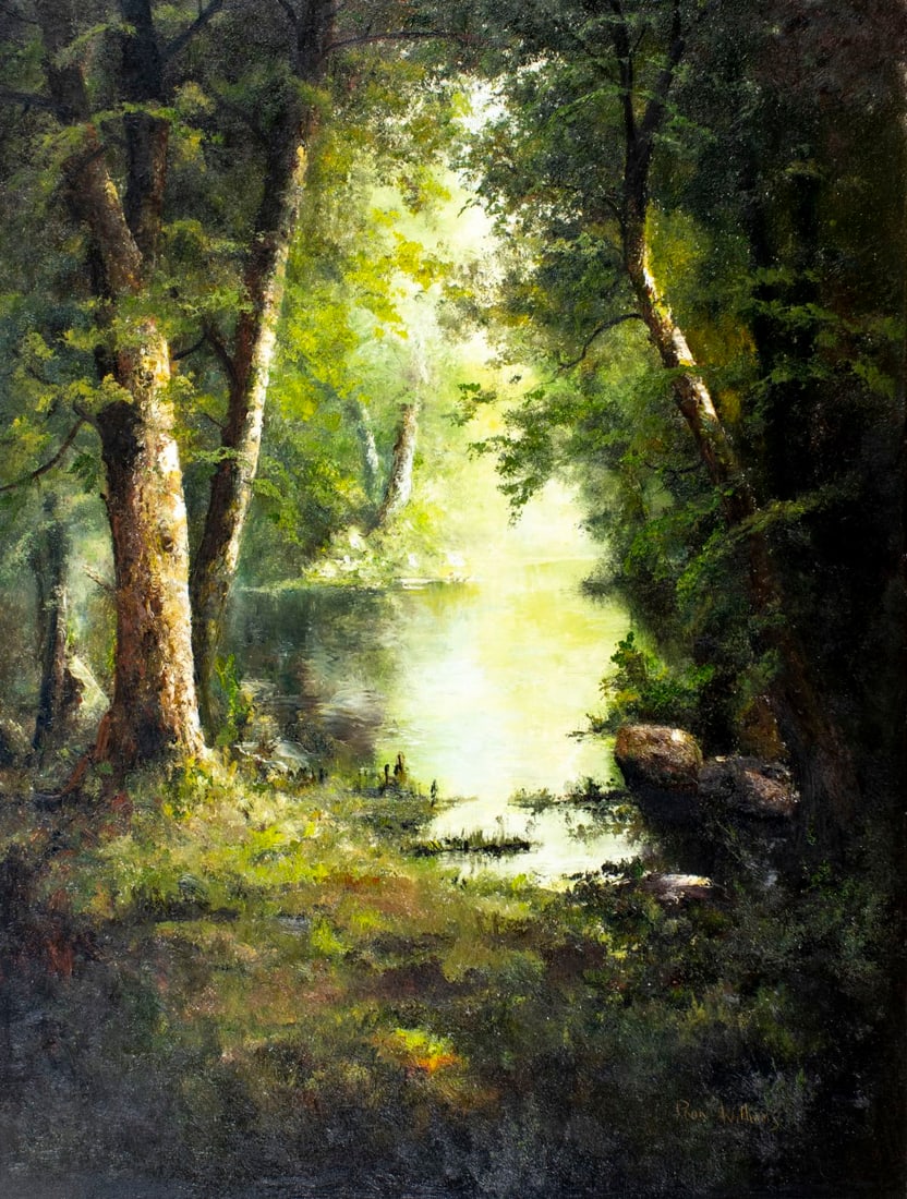 Ron Williams (TN,1947-2016) oil painting (1 of 12)