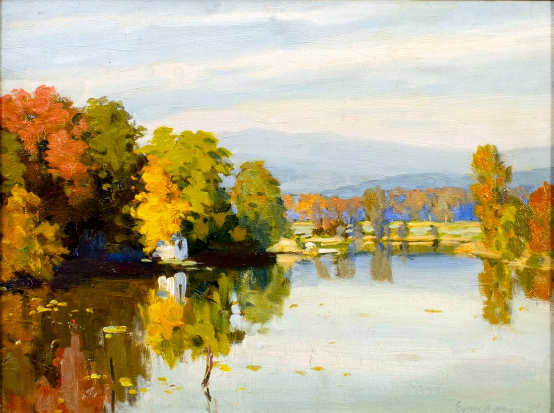 ATTR Emmett John Fritz (FL,NY,1917-1995) oil painting (1 of 12)