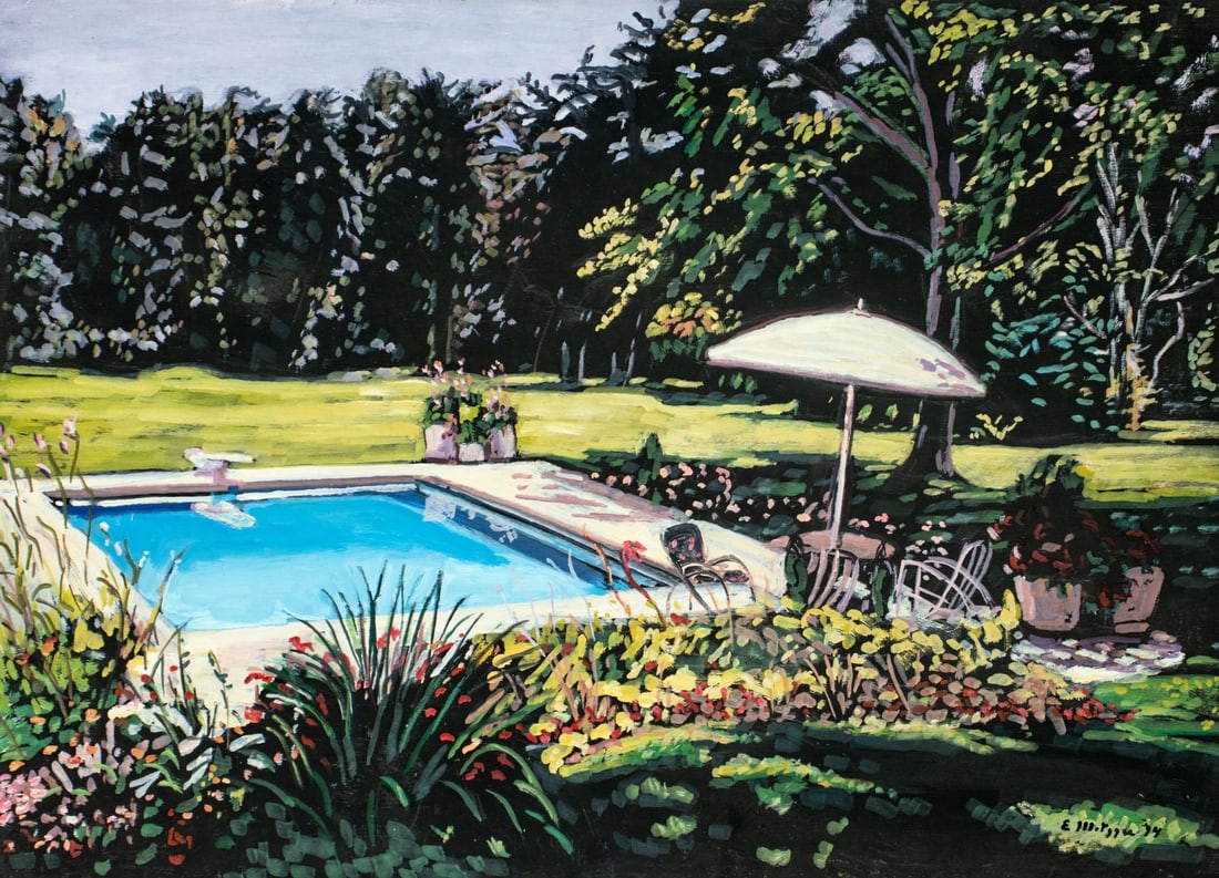 Evelyn Metzger (NY,Brazil,1911-2007) oil painting (1 of 13)