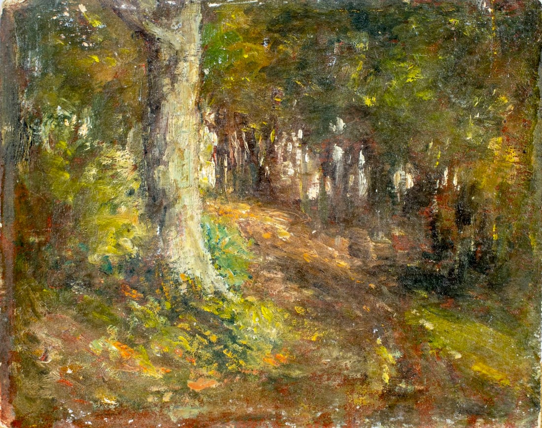 Vintage mid 20C European oil painting (1 of 11)