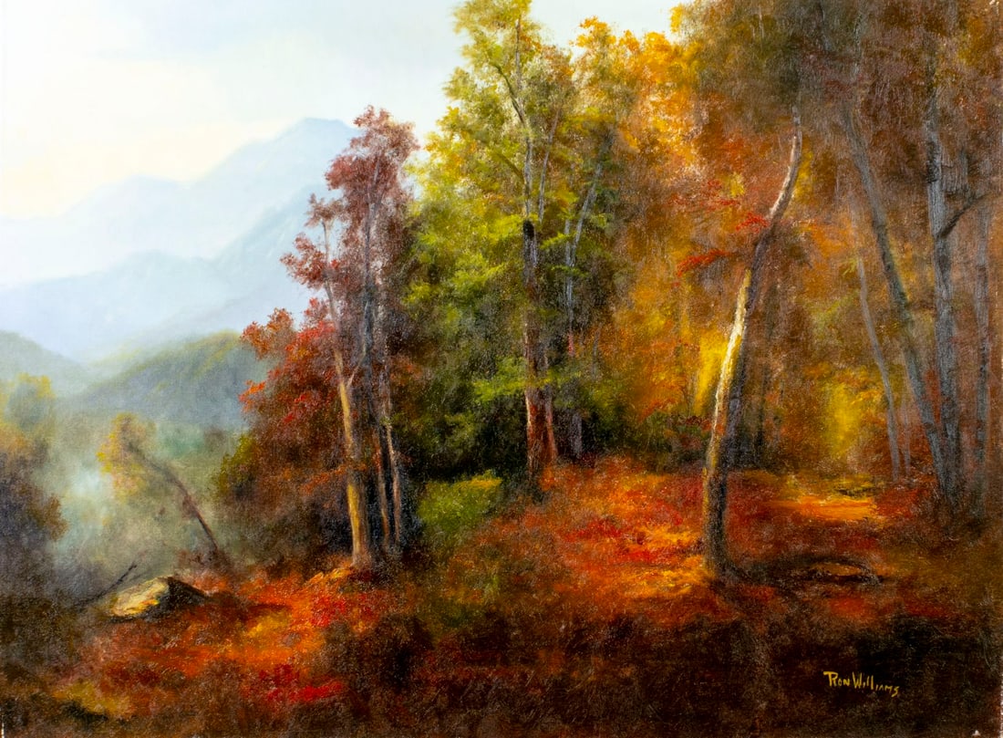 Ron Williams (TN,1947-2016) oil painting (1 of 12)