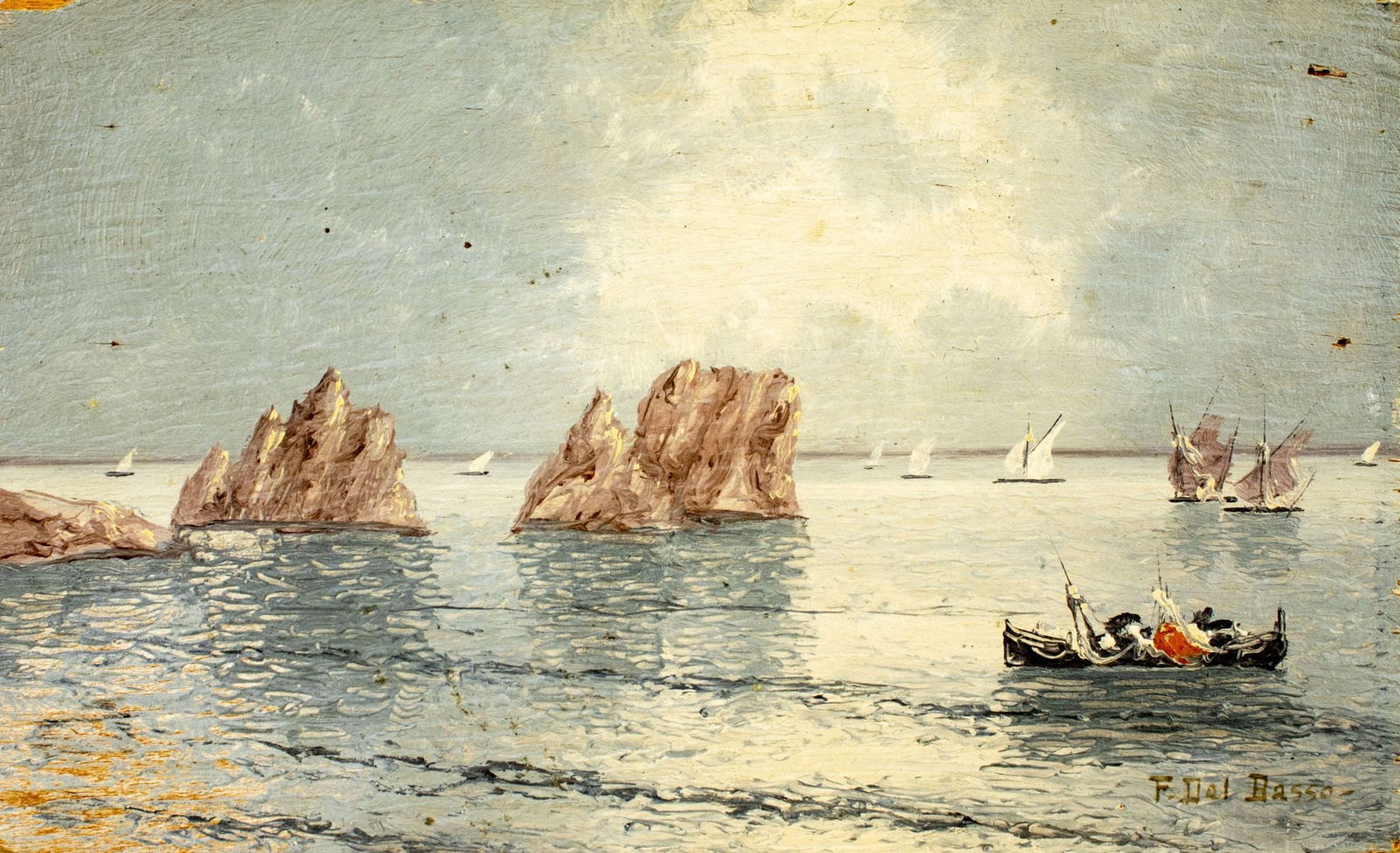 Fernando del Basso (Italy,1897-1971) oil painting (1 of 13)