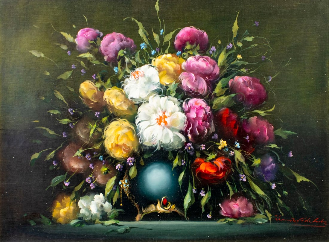 Endre Kompoczy Balogh (Hungary,1911-1977) oil painting (1 of 13)