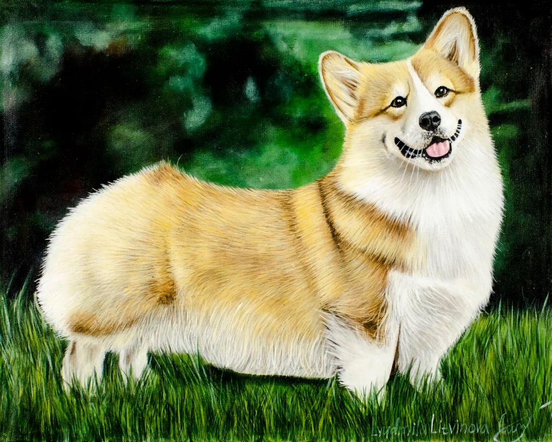 Lyudmila Litvinova (Russia,b 1991) acrylic painting (1 of 13)