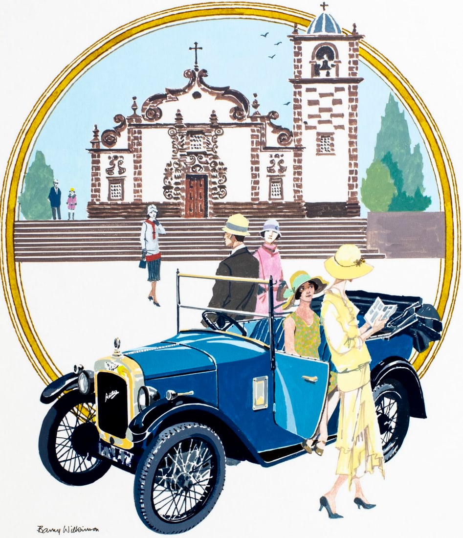 Barry Wilkinson (UK,1923-2007) gouache painting (1 of 13)