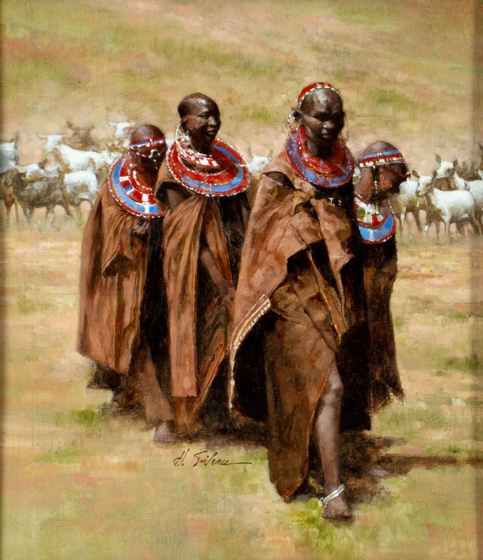 Hodges Soileau (LA,FL,b 1943) oil painting (1 of 13)